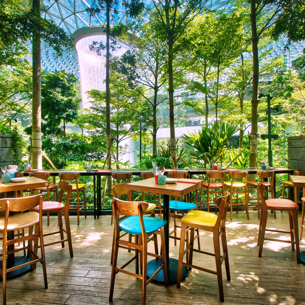 Tonito Interior with view of Rain Vortex